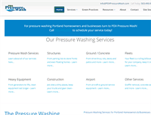 Tablet Screenshot of pdxpressurewash.com